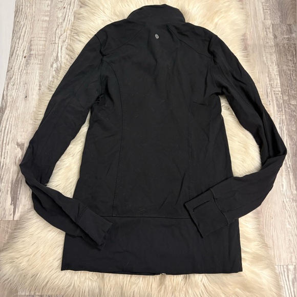 Lululemon Nice Asana Women's Black Jacket sz 8 - Picture 6 of 12